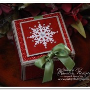 Northern Frost Embossed Metal Kraft Gift Box