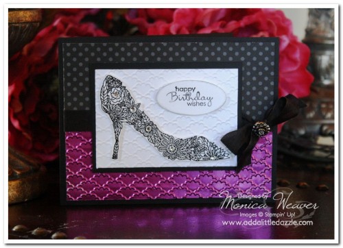 Fabulous You Metal Embossed Card