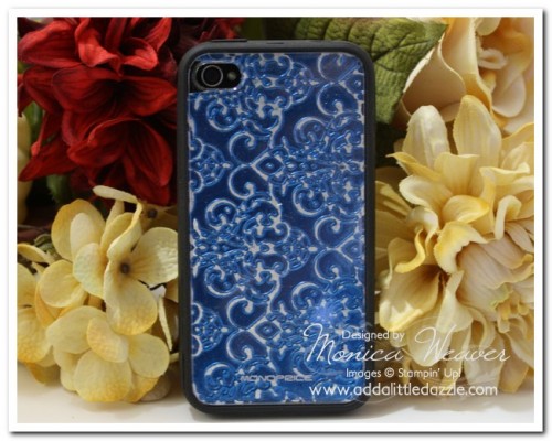 Lacy Brocade Craft Metal Embossed iPhone Skins