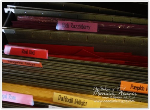 How Do You Organize Card Stock?