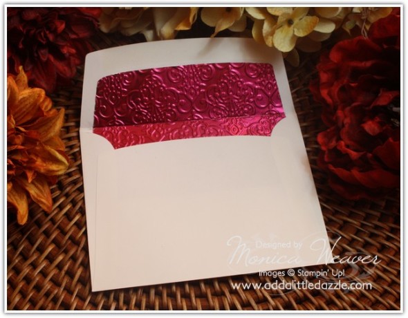 How to Make an Envelope Liner With Embossing Metal Sheets