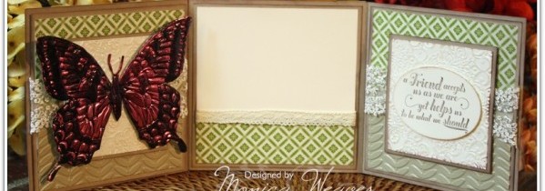 Accordion Card using Swallowtail Stamp Set