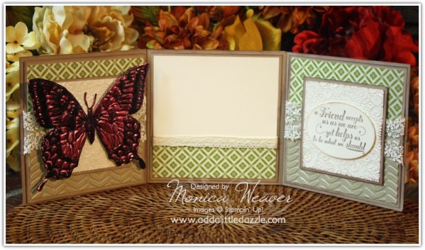 Accordion Card using Swallowtail Stamp Set