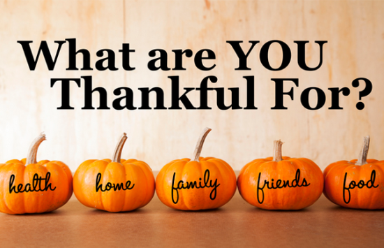 what are you thankful for