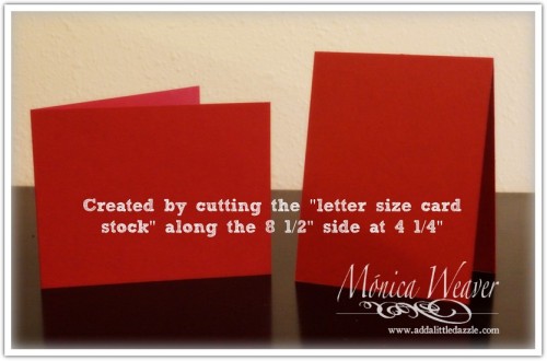 Card Making 101: Card Sizes-www.addalittledazzle.com