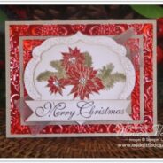 Boughs and Bells Metal Embossed Card