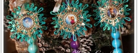 DIY Frozen Christmas Ornament and Party Favor