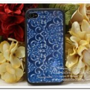 Lacy Brocade Craft Metal Embossed iPhone Skins