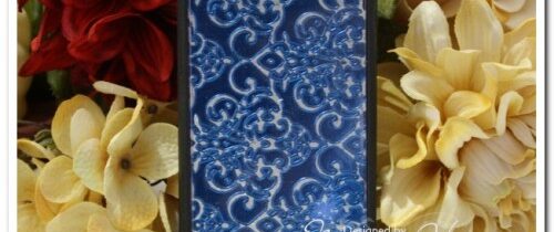 Lacy Brocade Craft Metal Embossed iPhone Skins