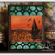 Create a Background with Tim Holtz Alcohol Ink