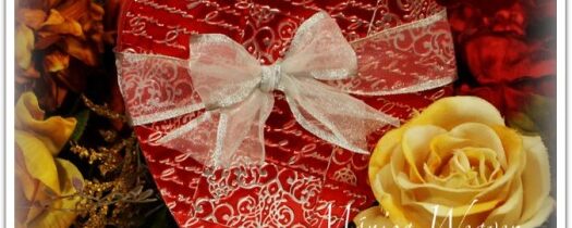 DIY Gifts: Metal Embossed Chocolate Heart Box