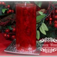 DIY Christmas Candles